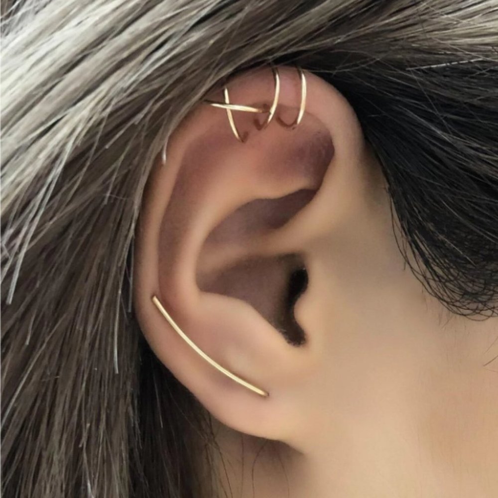 5 for $25 Gold Color Ear Cuff Set